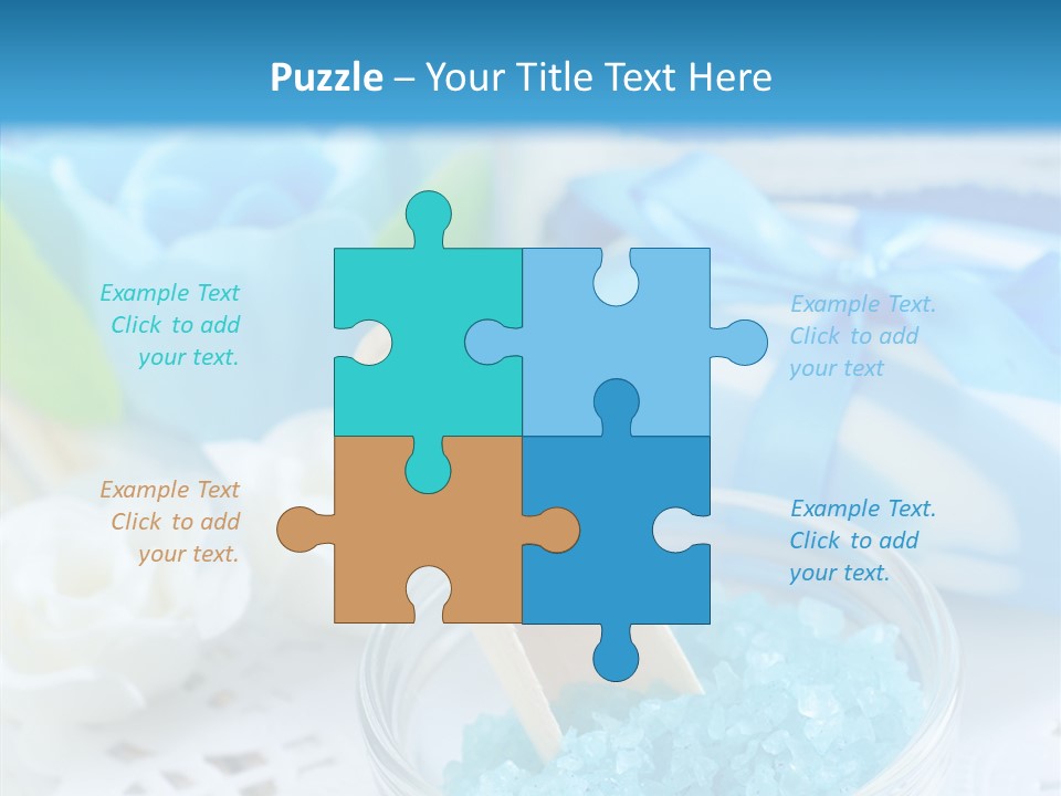 Flower Natural Heap PowerPoint Template