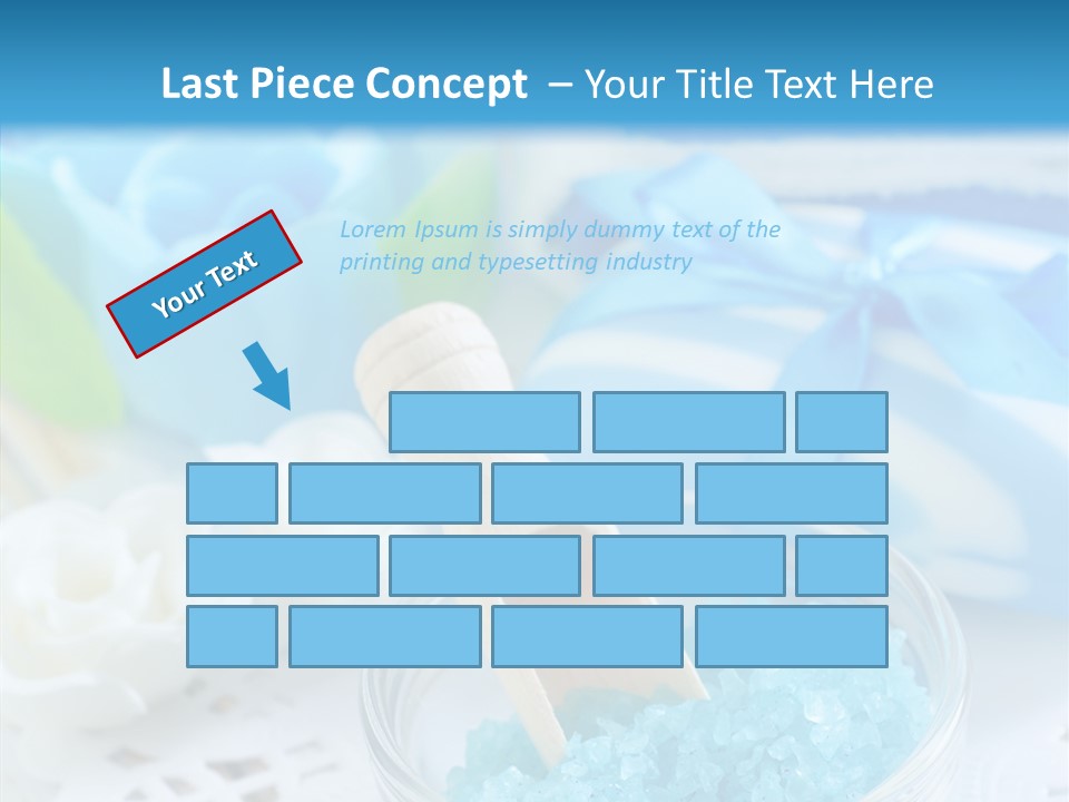 Flower Natural Heap PowerPoint Template