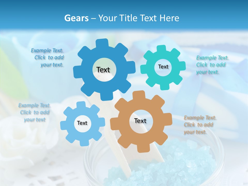 Flower Natural Heap PowerPoint Template