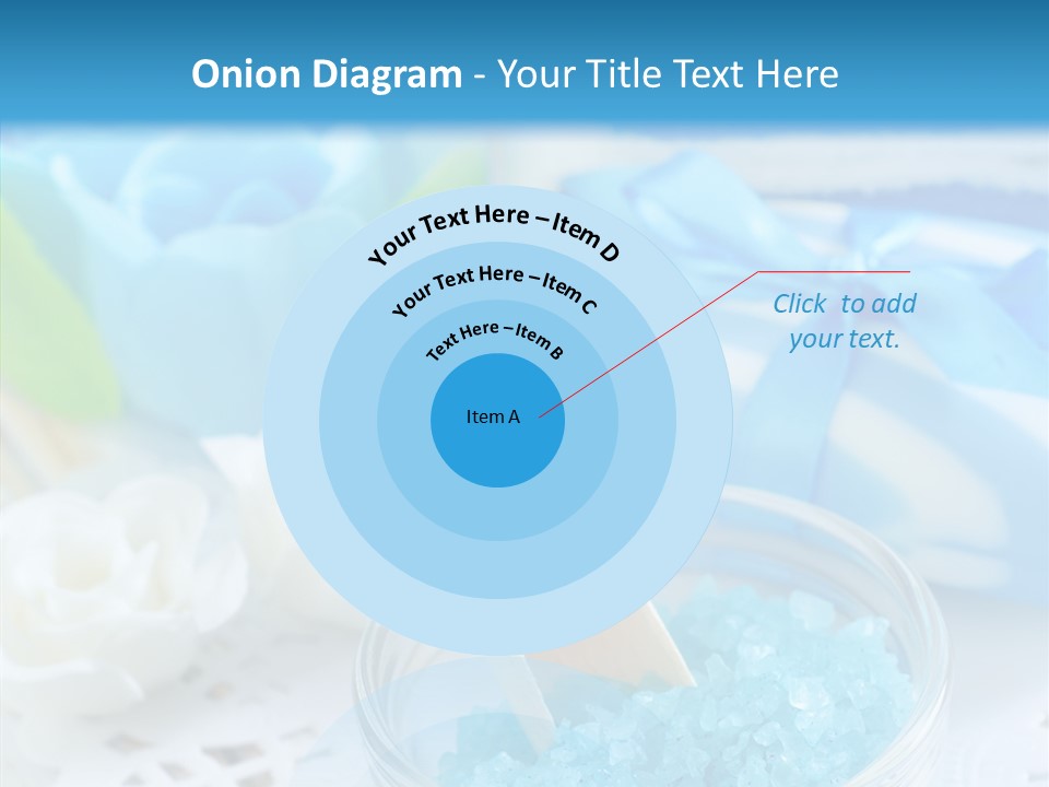 Flower Natural Heap PowerPoint Template