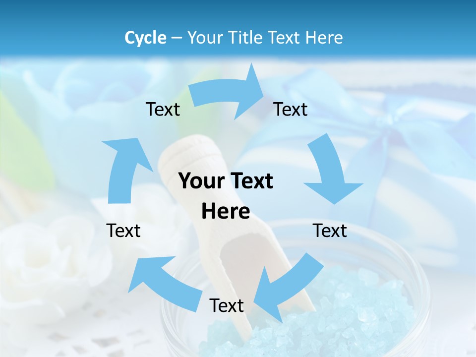 Flower Natural Heap PowerPoint Template