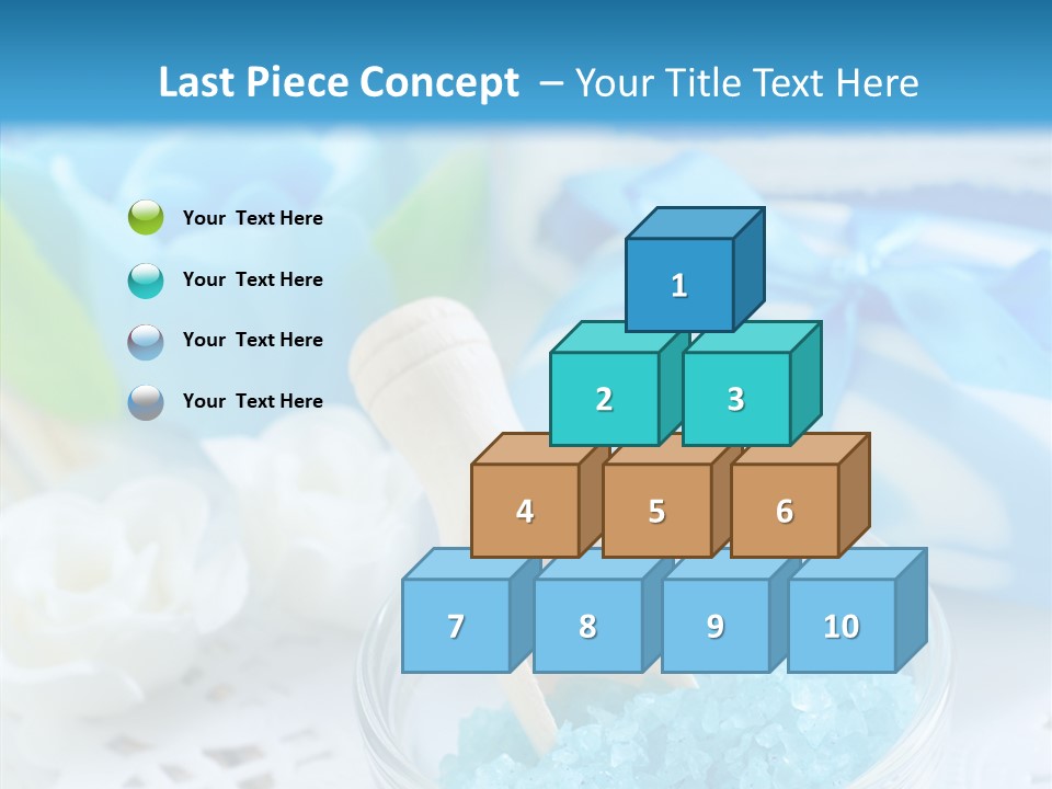 Flower Natural Heap PowerPoint Template