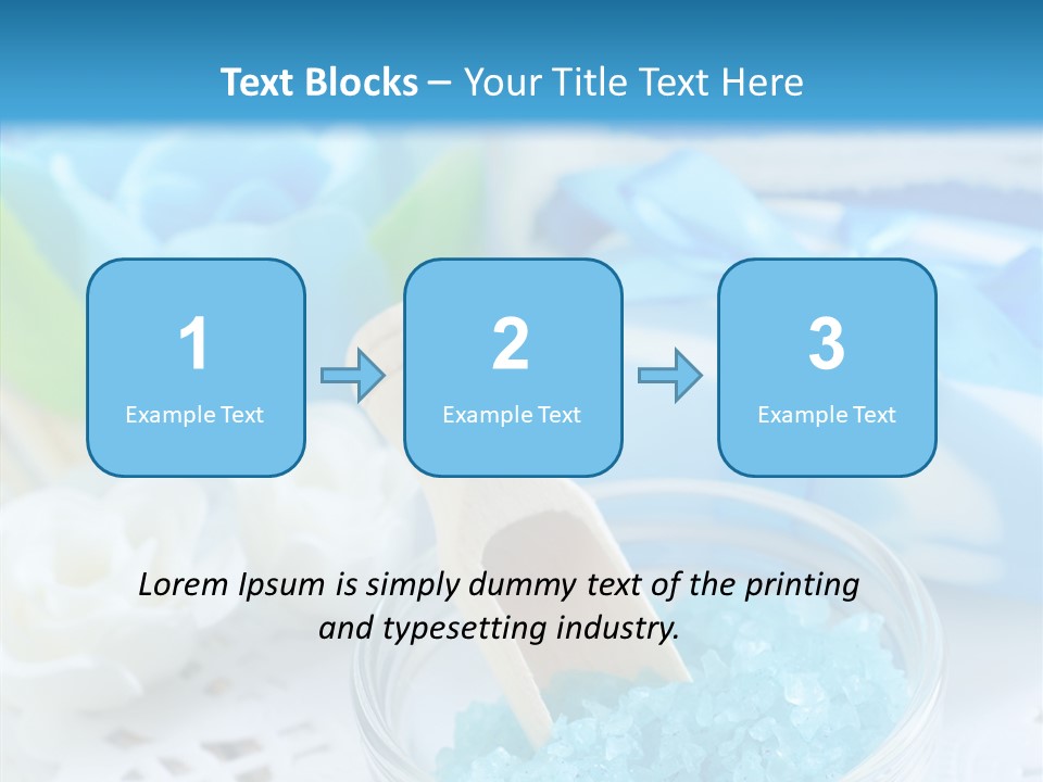Flower Natural Heap PowerPoint Template