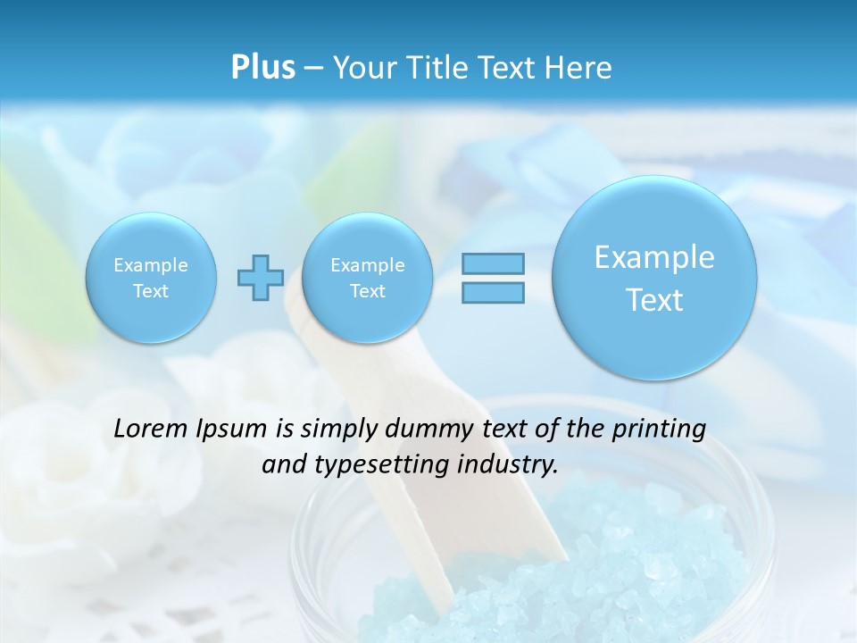 Flower Natural Heap PowerPoint Template