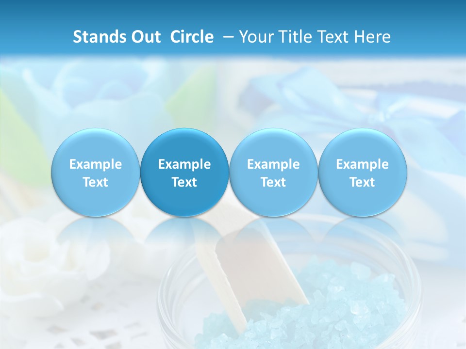 Flower Natural Heap PowerPoint Template