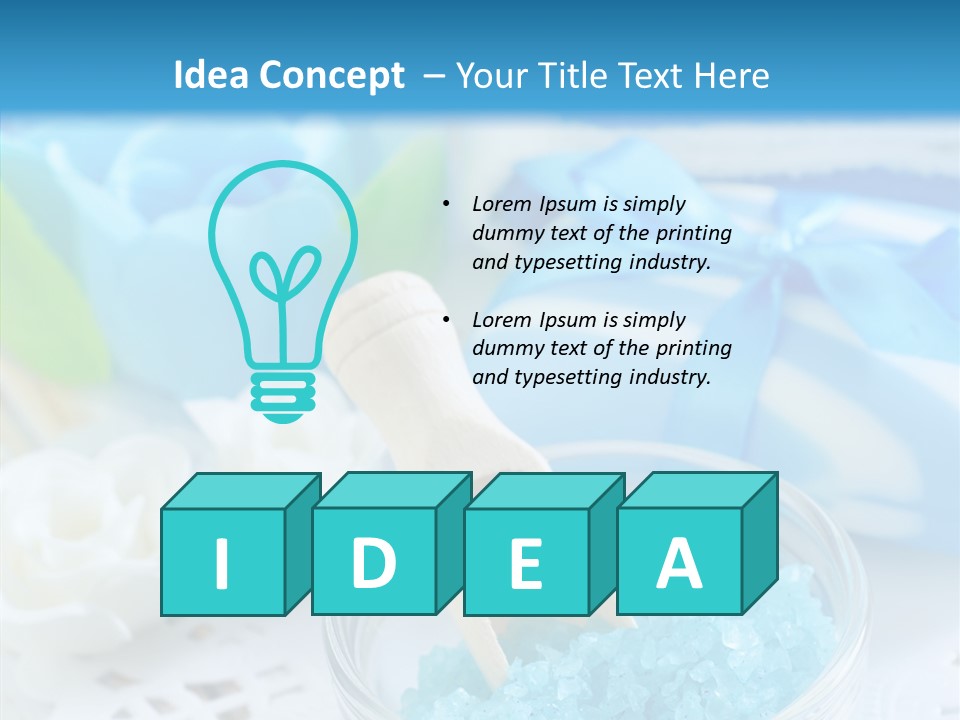 Flower Natural Heap PowerPoint Template