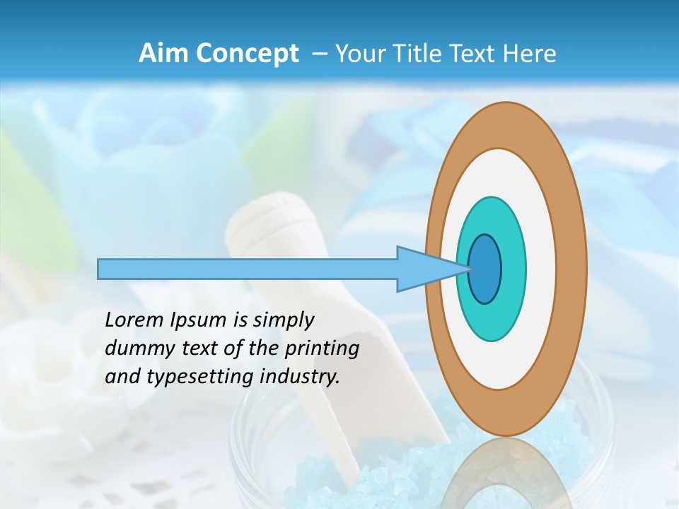 Flower Natural Heap PowerPoint Template