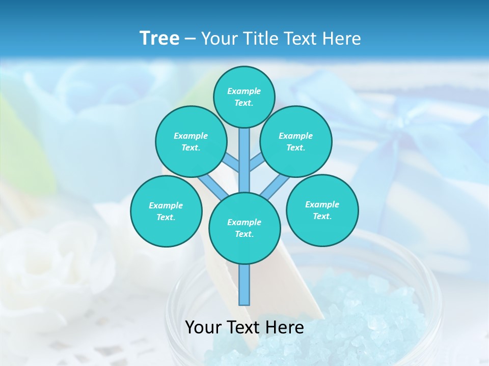 Flower Natural Heap PowerPoint Template