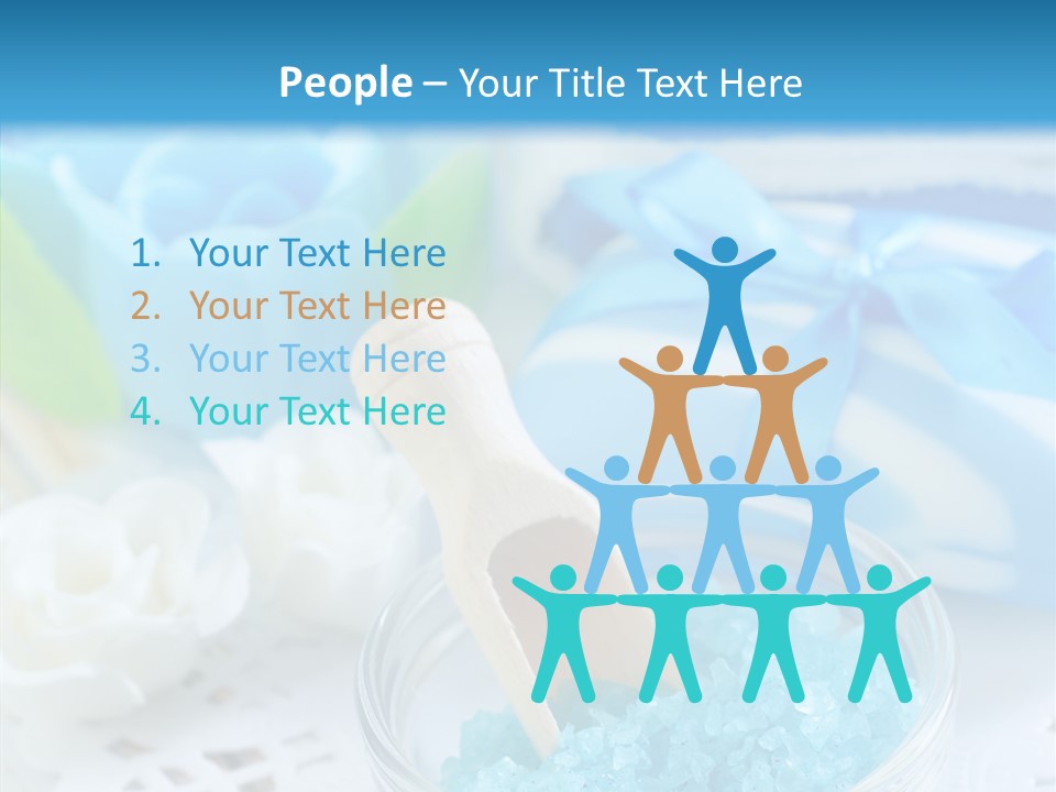 Flower Natural Heap PowerPoint Template