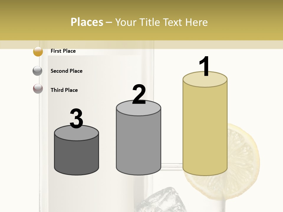 Ice Water Blank PowerPoint Template