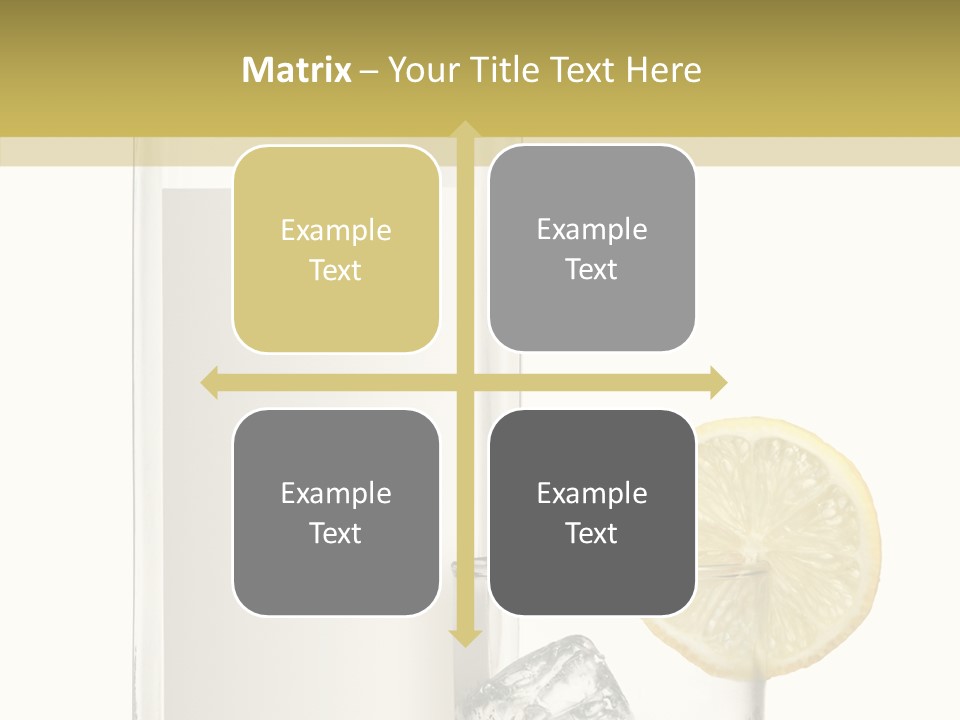 Ice Water Blank PowerPoint Template