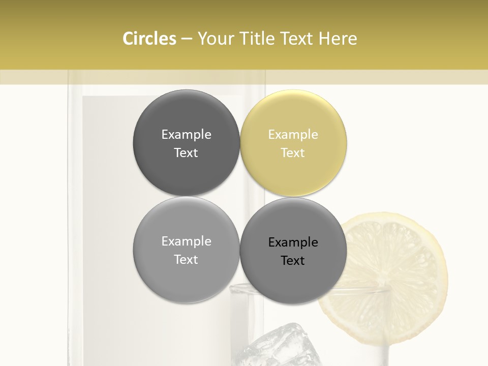 Ice Water Blank PowerPoint Template