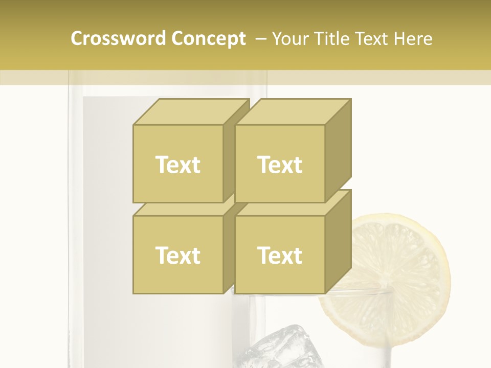 Ice Water Blank PowerPoint Template