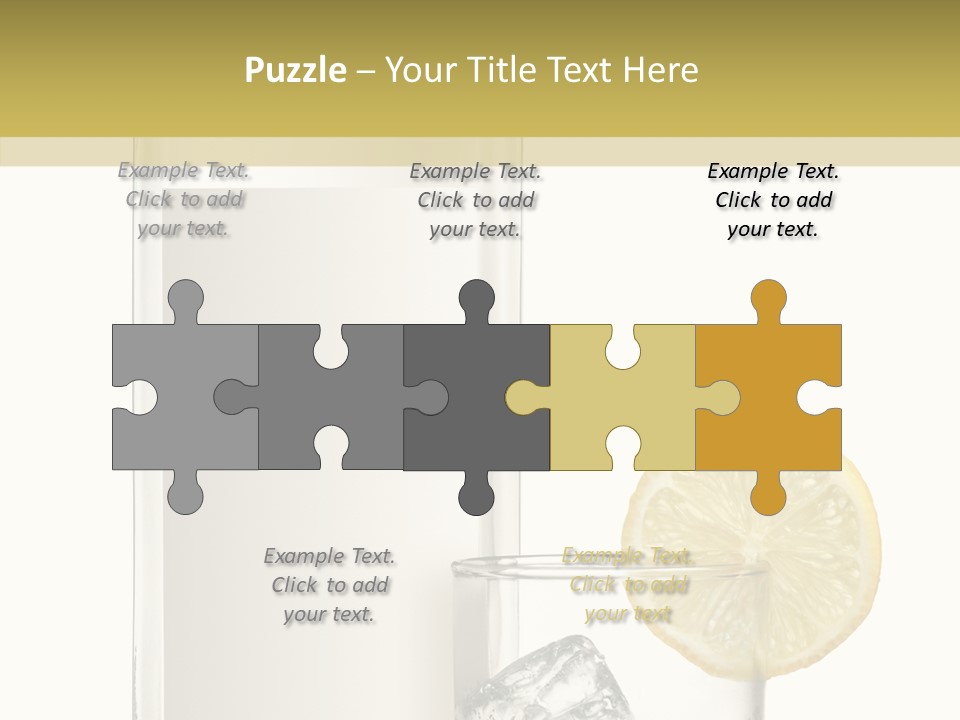 Ice Water Blank PowerPoint Template