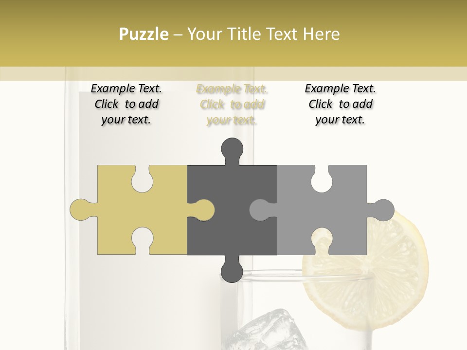 Ice Water Blank PowerPoint Template