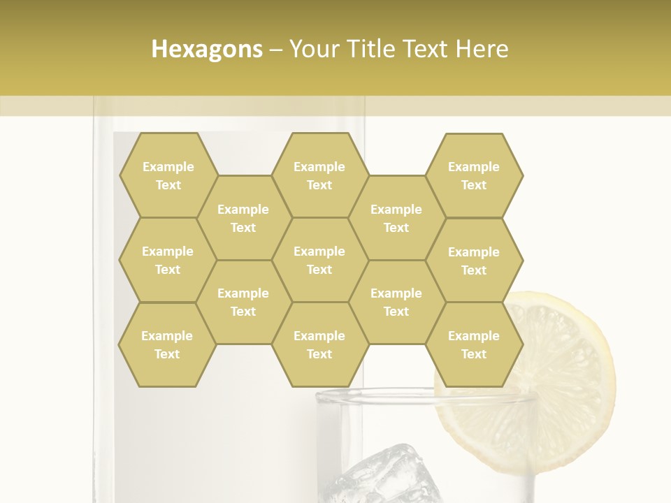 Ice Water Blank PowerPoint Template