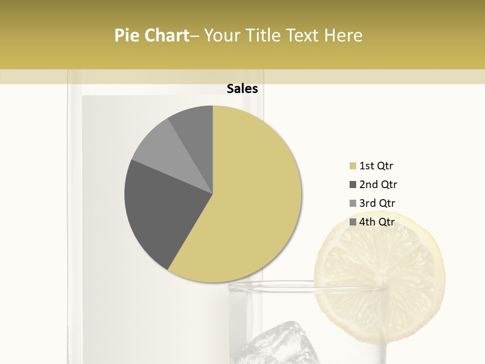 Ice Water Blank PowerPoint Template