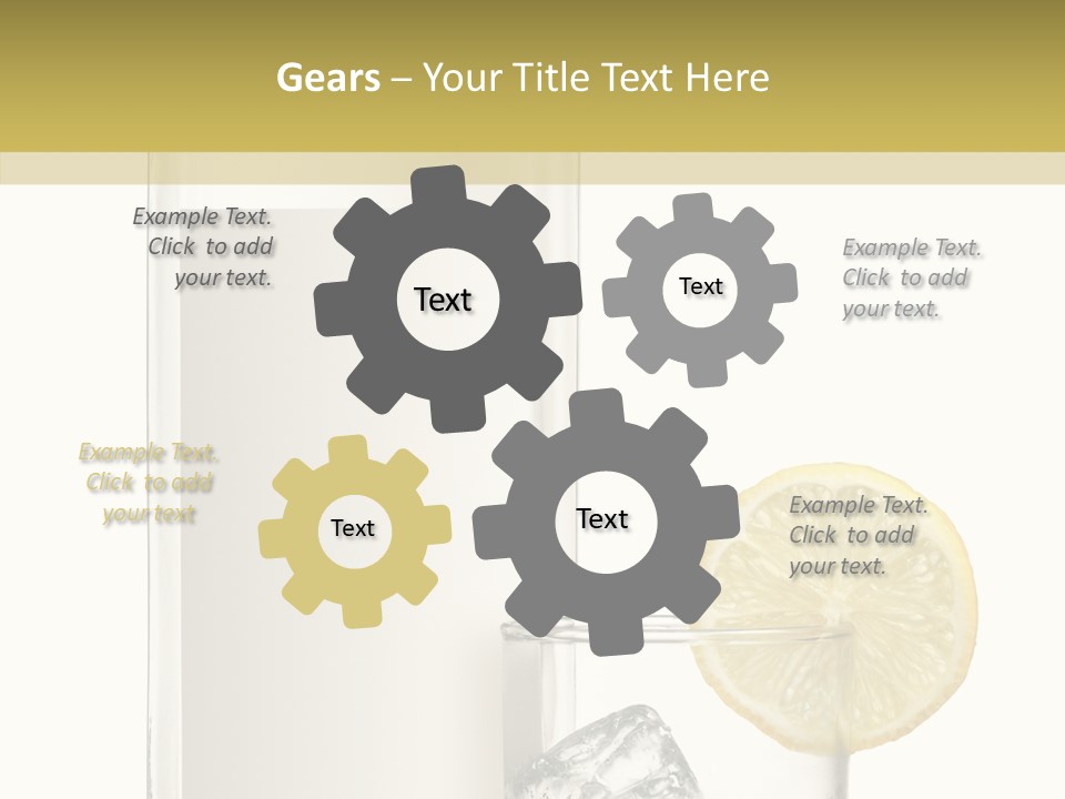 Ice Water Blank PowerPoint Template