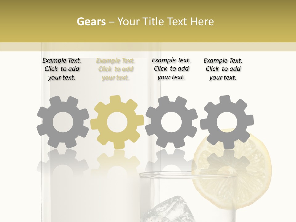 Ice Water Blank PowerPoint Template