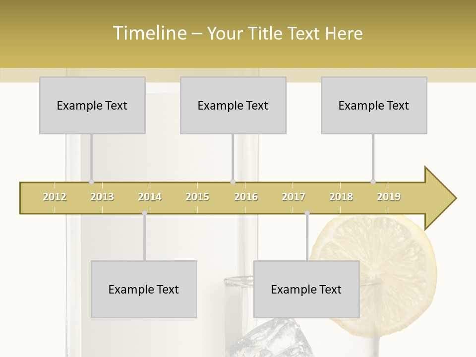 Ice Water Blank PowerPoint Template