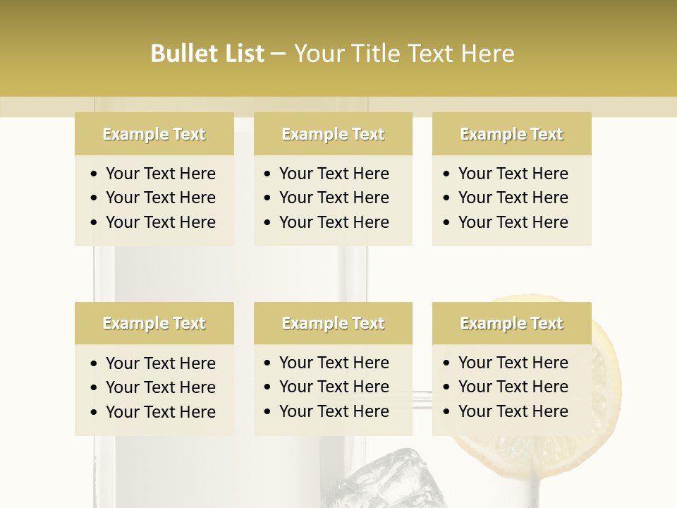 Ice Water Blank PowerPoint Template