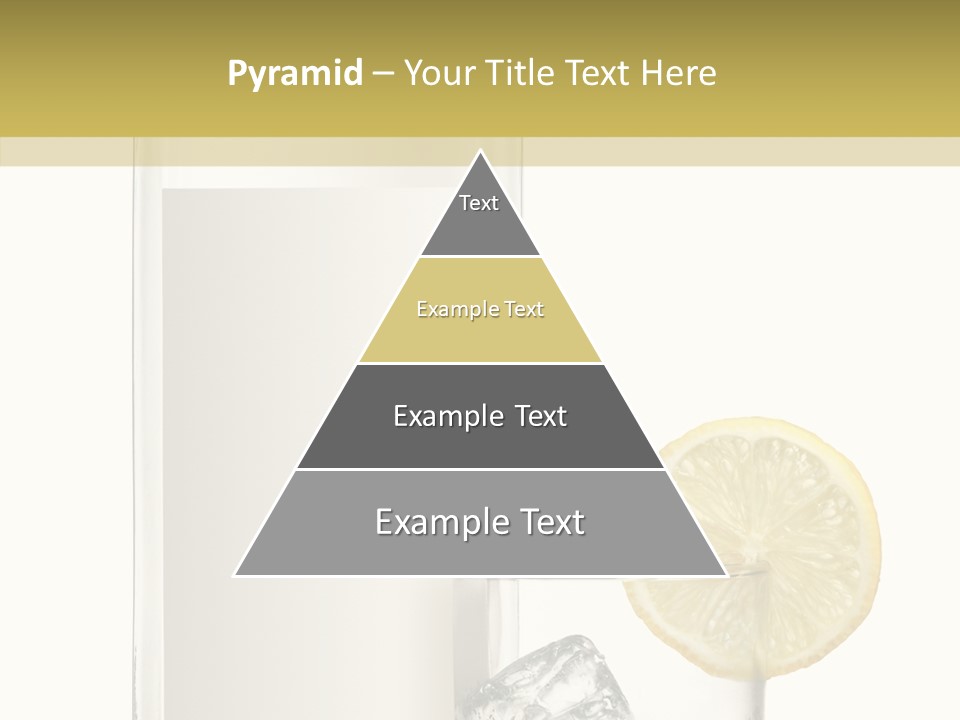 Ice Water Blank PowerPoint Template