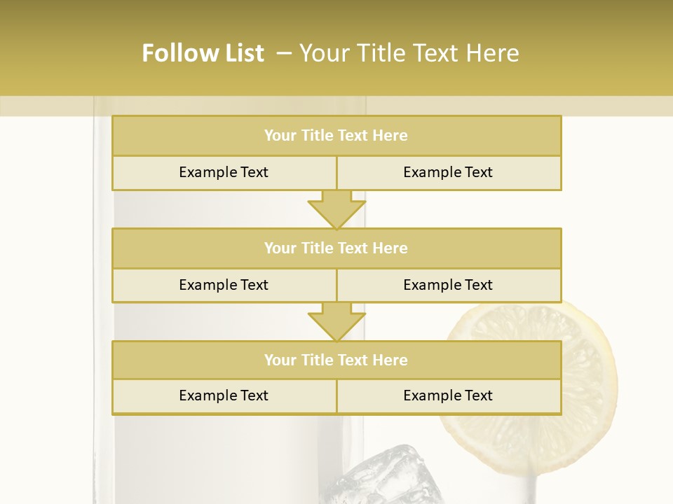 Ice Water Blank PowerPoint Template