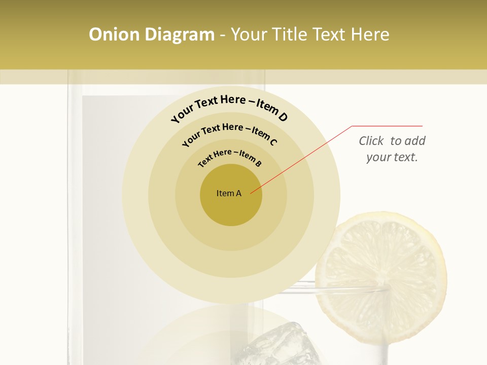 Ice Water Blank PowerPoint Template