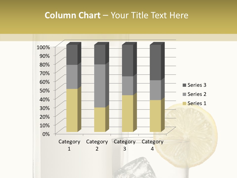 Ice Water Blank PowerPoint Template