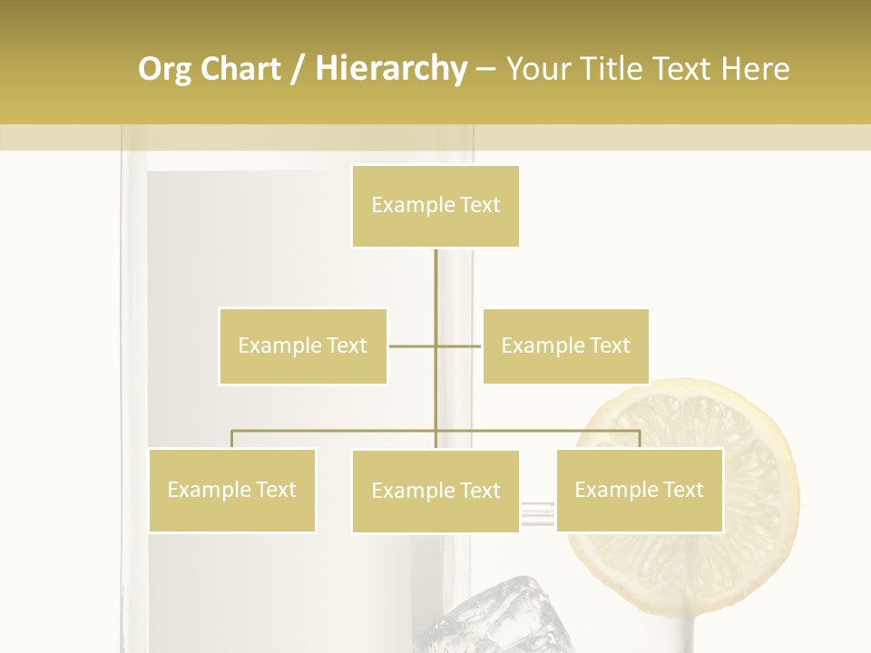 Ice Water Blank PowerPoint Template