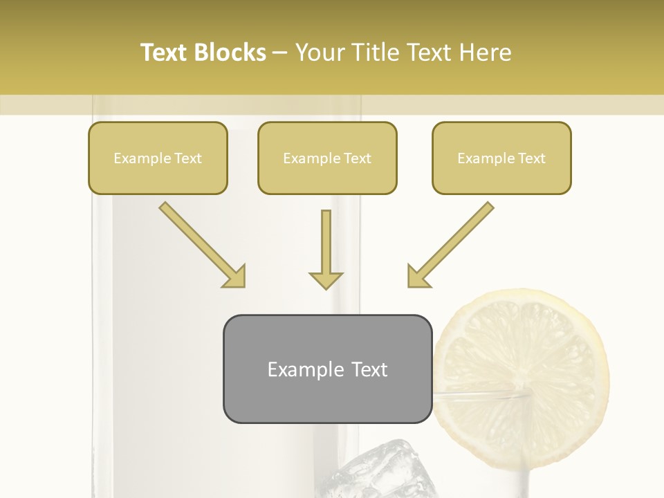 Ice Water Blank PowerPoint Template