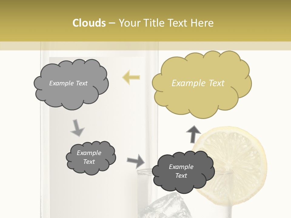 Ice Water Blank PowerPoint Template