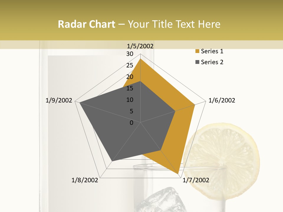 Ice Water Blank PowerPoint Template