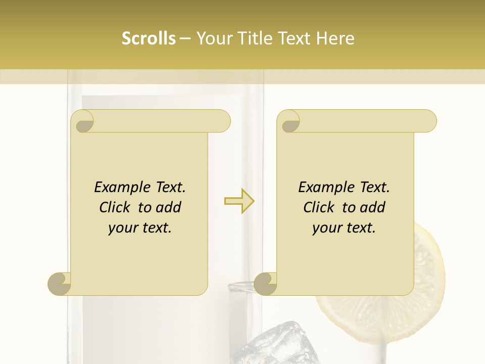 Ice Water Blank PowerPoint Template