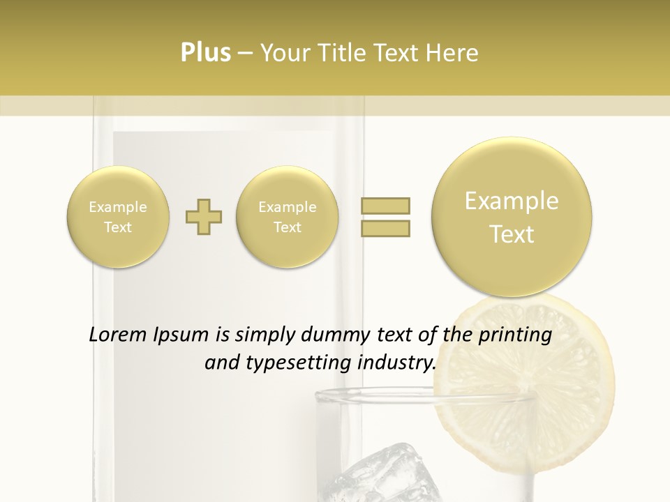 Ice Water Blank PowerPoint Template