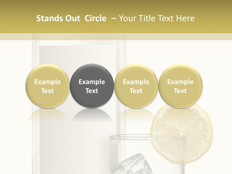 Ice Water Blank PowerPoint Template