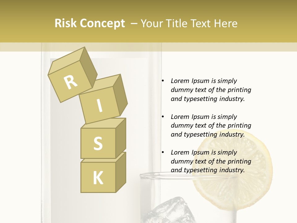 Ice Water Blank PowerPoint Template