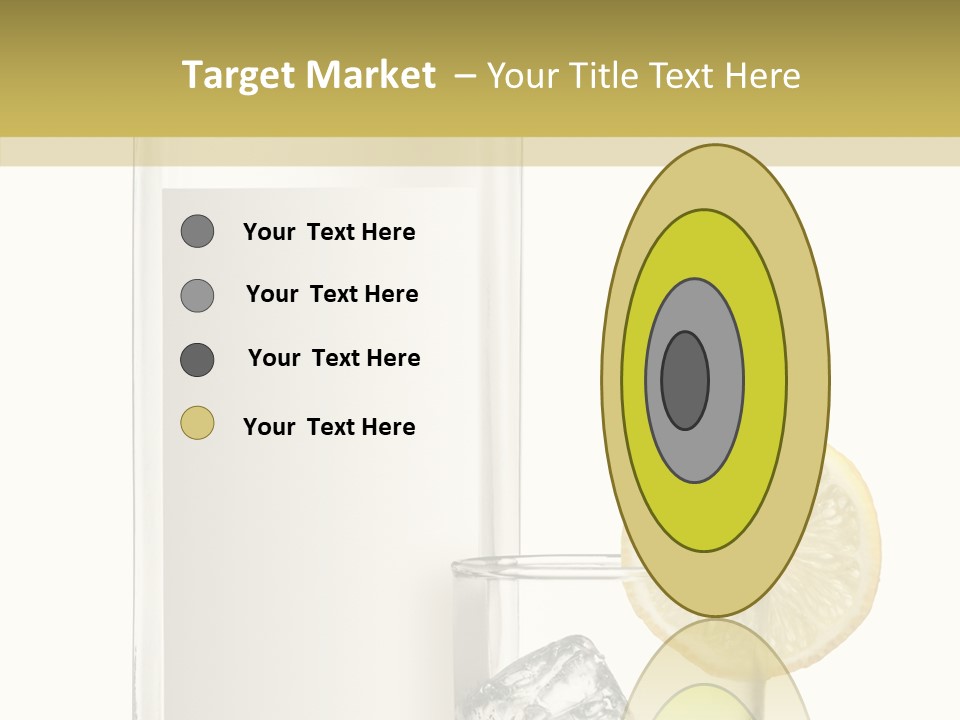 Ice Water Blank PowerPoint Template