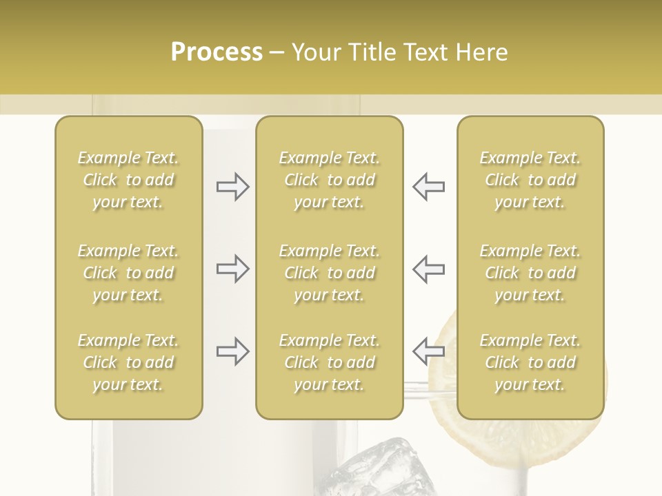 Ice Water Blank PowerPoint Template