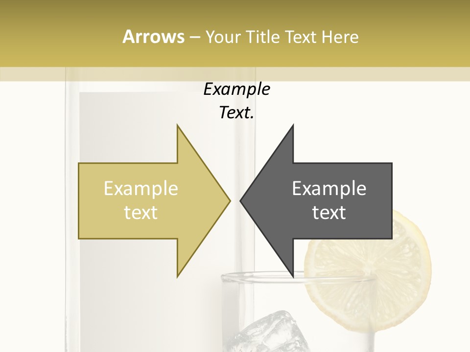 Ice Water Blank PowerPoint Template