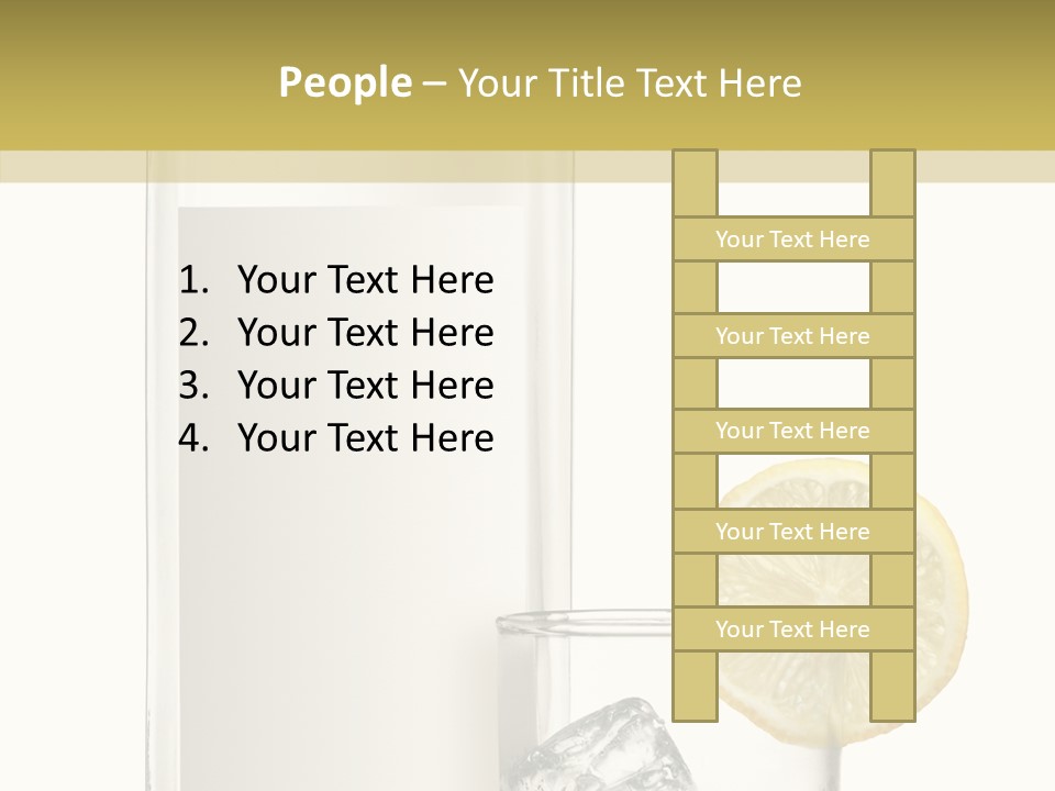 Ice Water Blank PowerPoint Template
