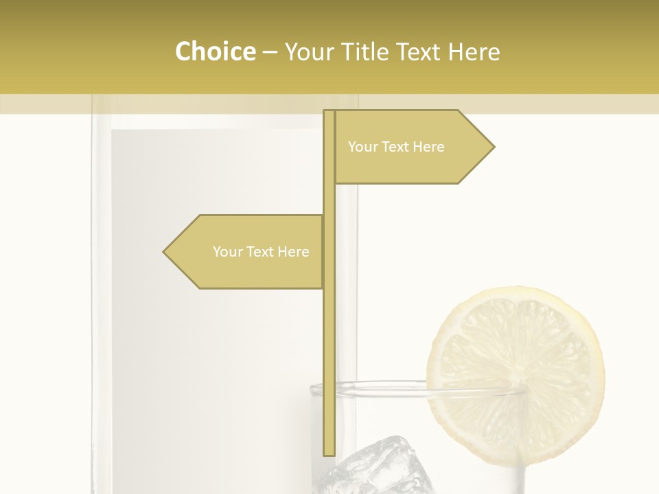 Ice Water Blank PowerPoint Template