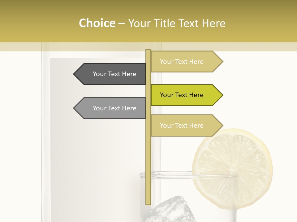 Ice Water Blank PowerPoint Template