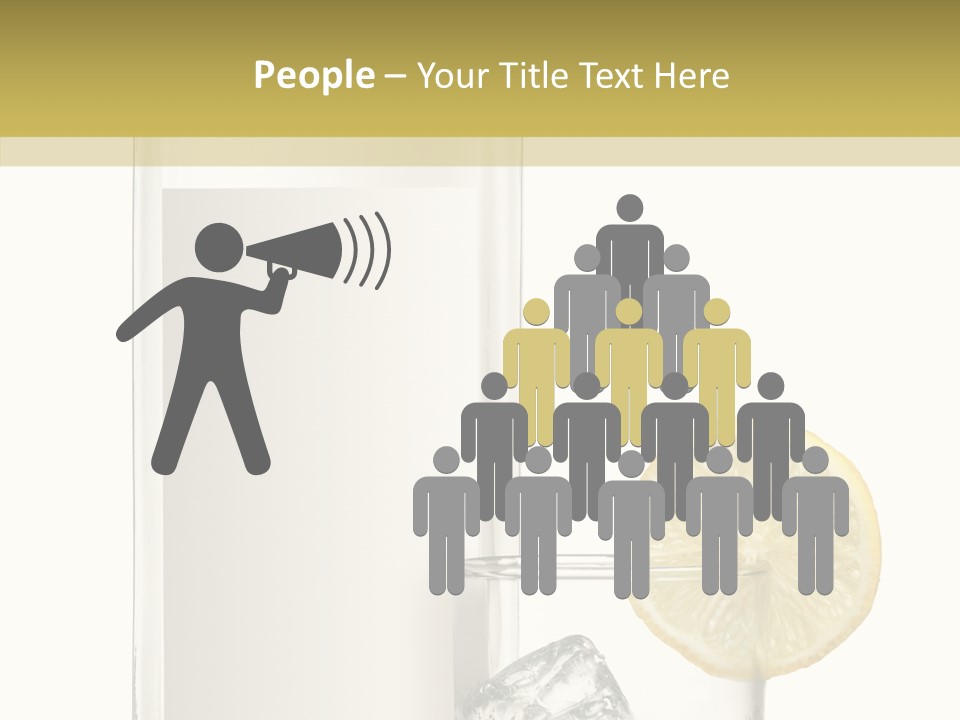 Ice Water Blank PowerPoint Template