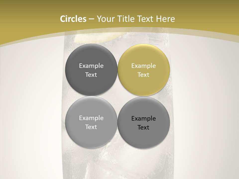 Clear Ice Drink PowerPoint Template