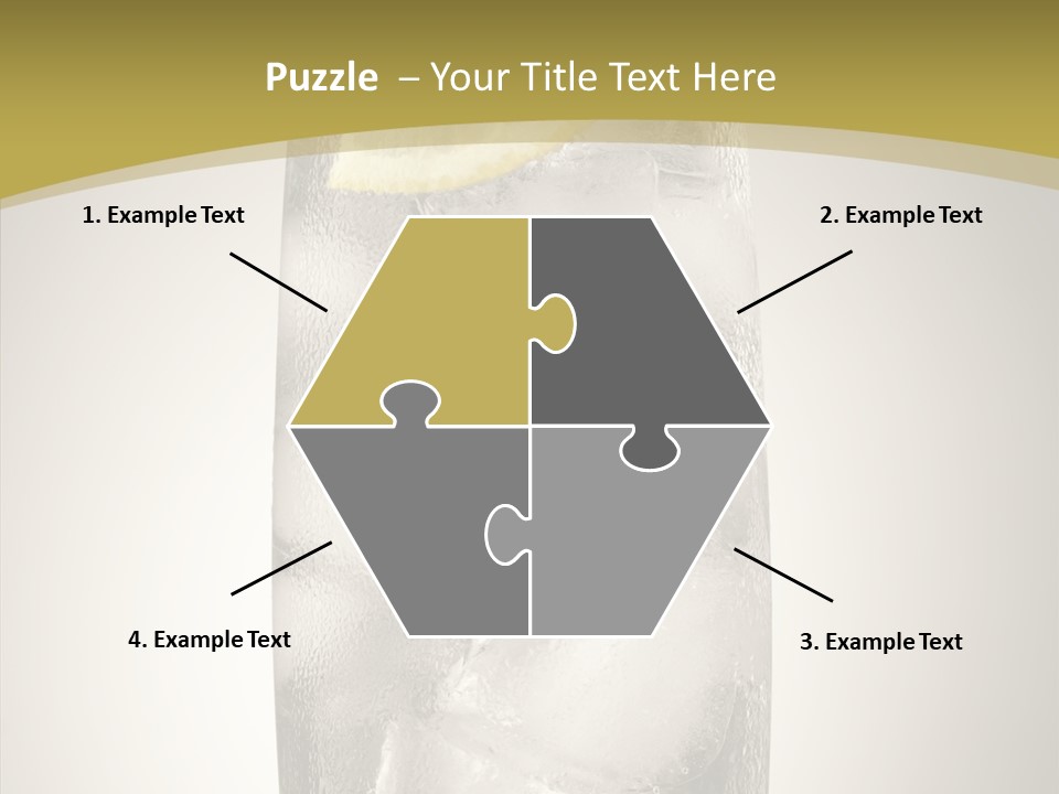 Clear Ice Drink PowerPoint Template