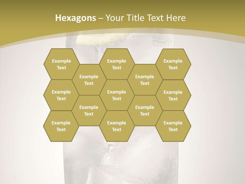 Clear Ice Drink PowerPoint Template