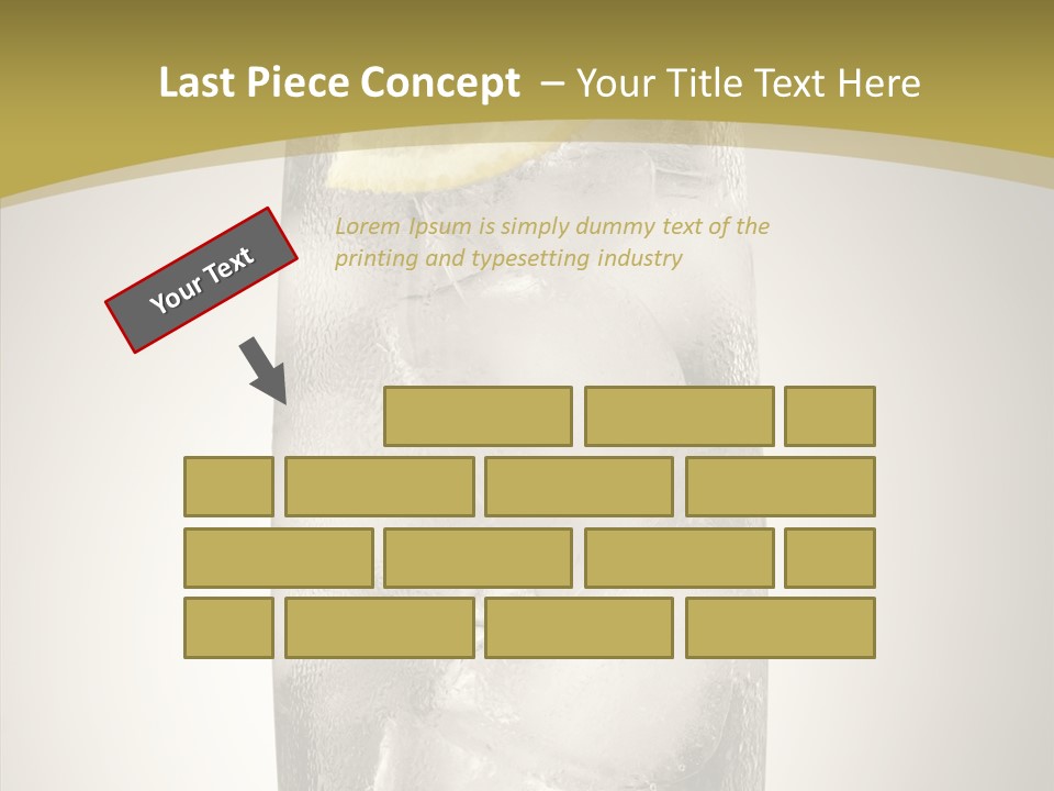 Clear Ice Drink PowerPoint Template