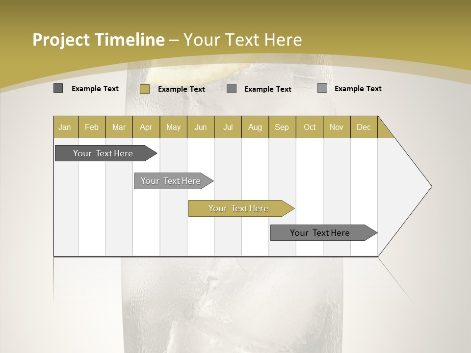 Clear Ice Drink PowerPoint Template