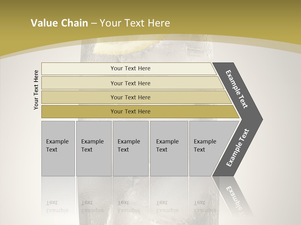 Clear Ice Drink PowerPoint Template